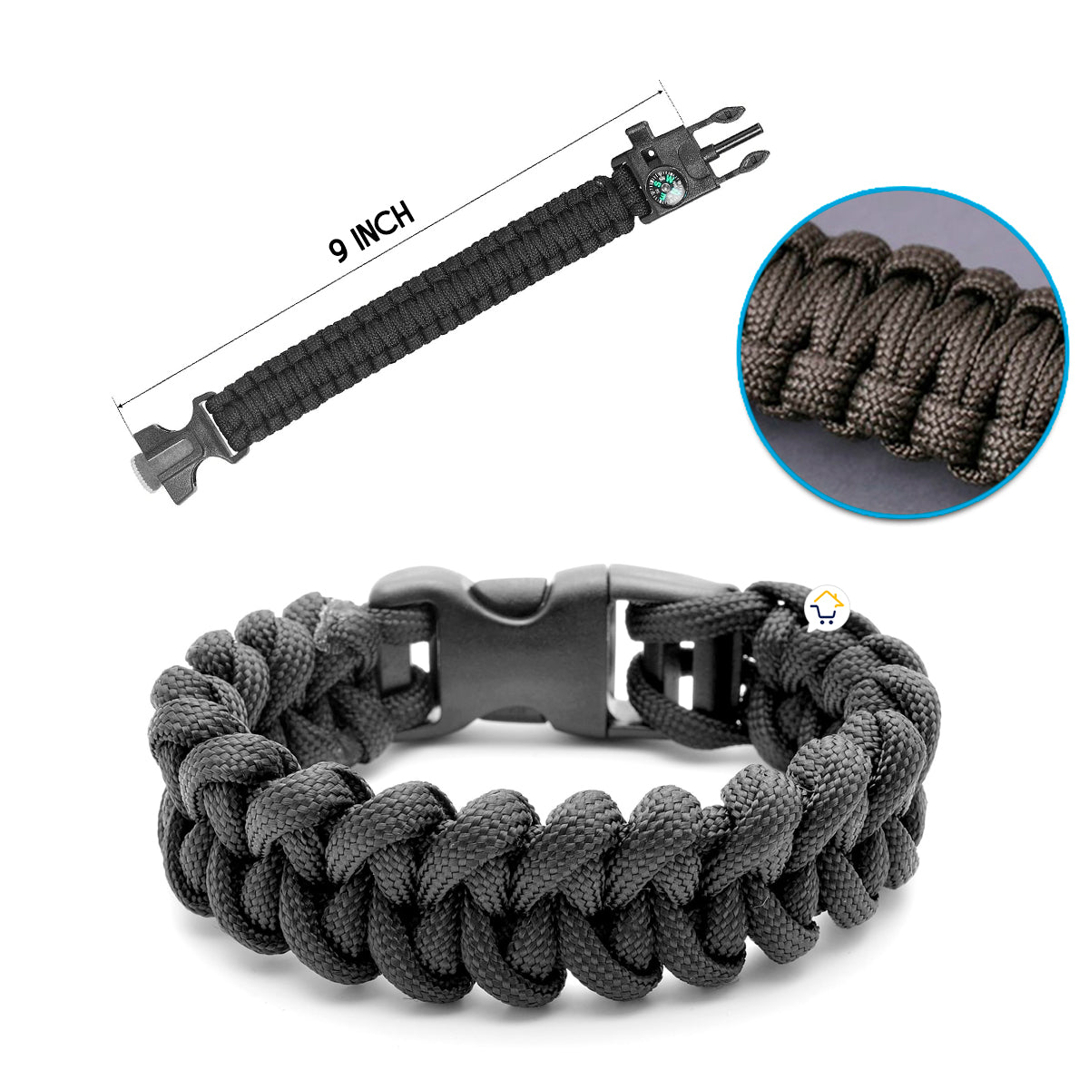 Combo Pulseras Supervivencia Paracord paga 1 y lleva 3!