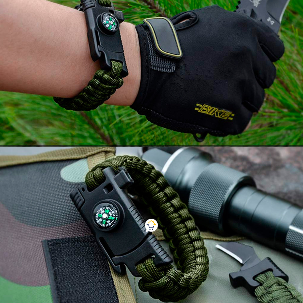 Combo Pulseras Supervivencia Paracord paga 1 y lleva 3!