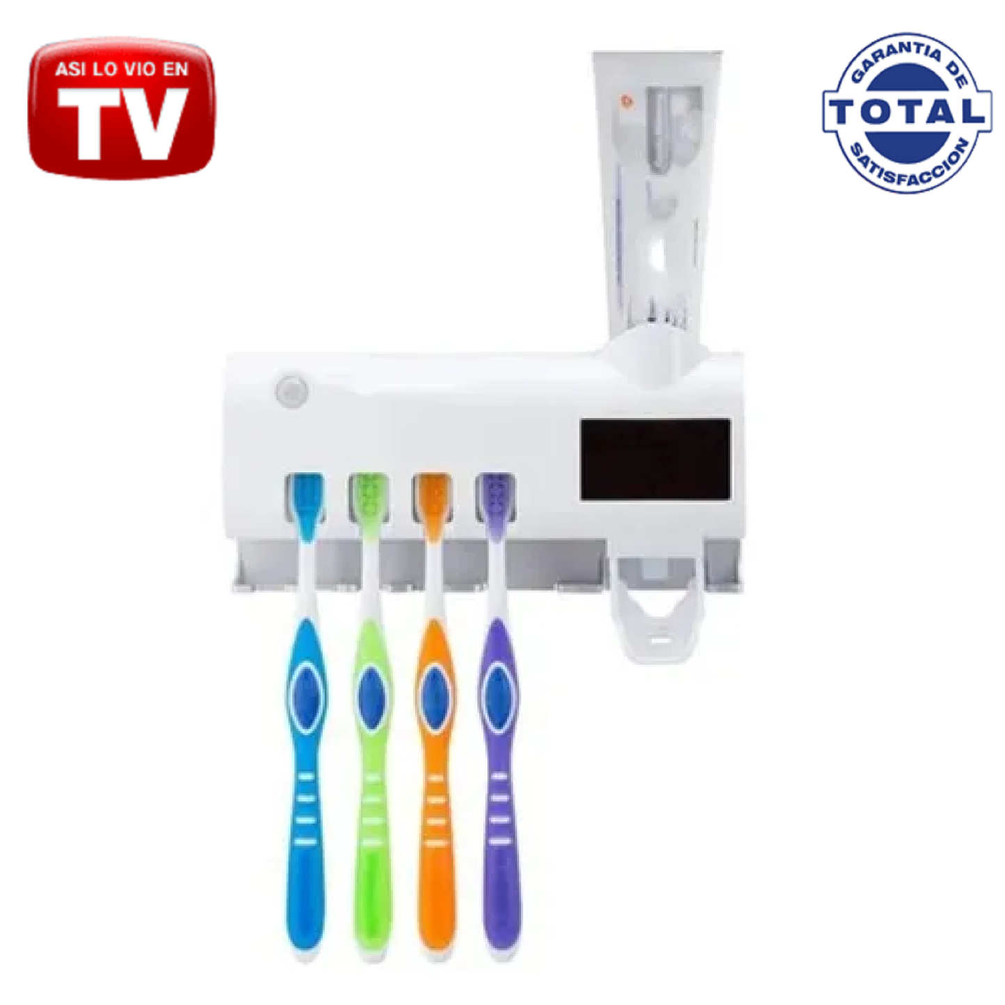 Porta cepillo esterilizador UV recargable