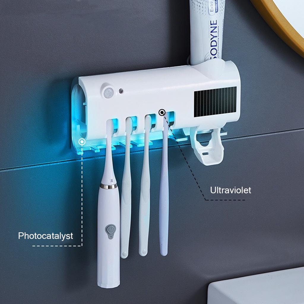 Porta cepillo esterilizador UV recargable