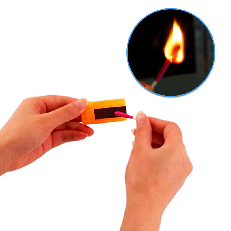 Fósforos Impermeables para camping, senderismo y emergencias
