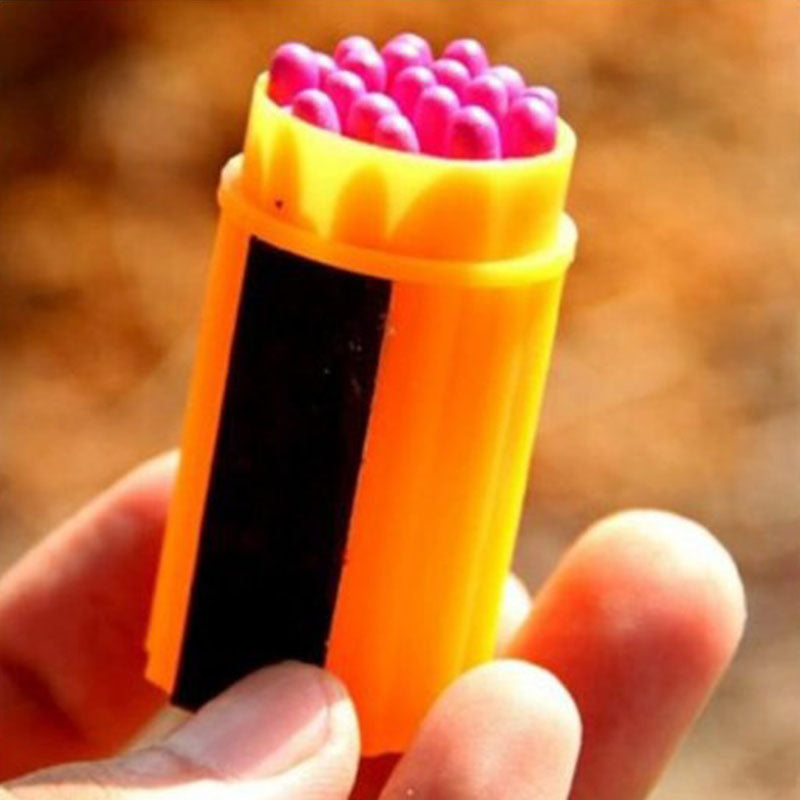 Fósforos Impermeables para camping, senderismo y emergencias