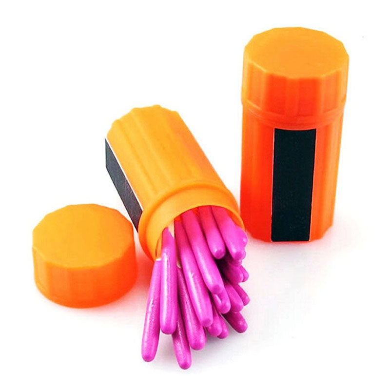 Fósforos Impermeables para camping, senderismo y emergencias