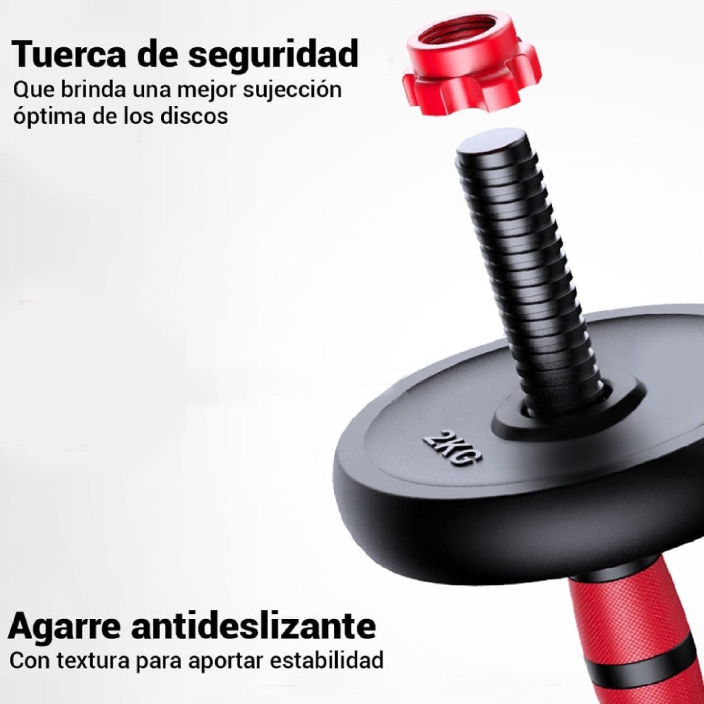 Kit Pesas 30 Kilos O Mancuernas 60 Libras, PVC Ejercicio Barra Extensora