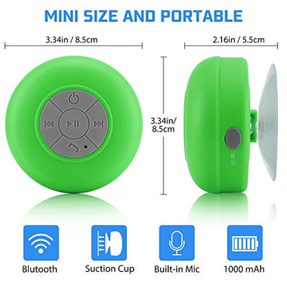 Parlante alta voz bluetooth para ducha