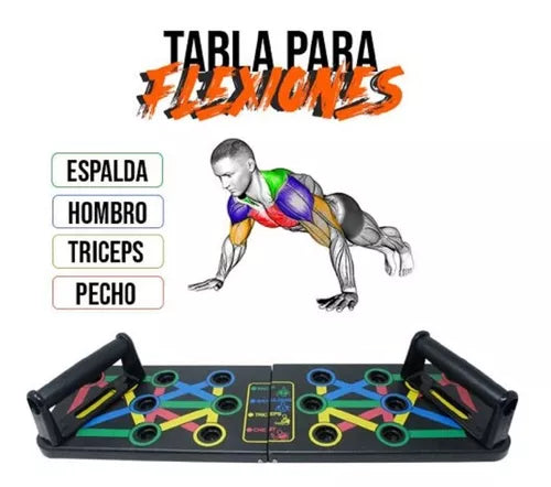 Tabla de alto rendimiento para hacer flexiones